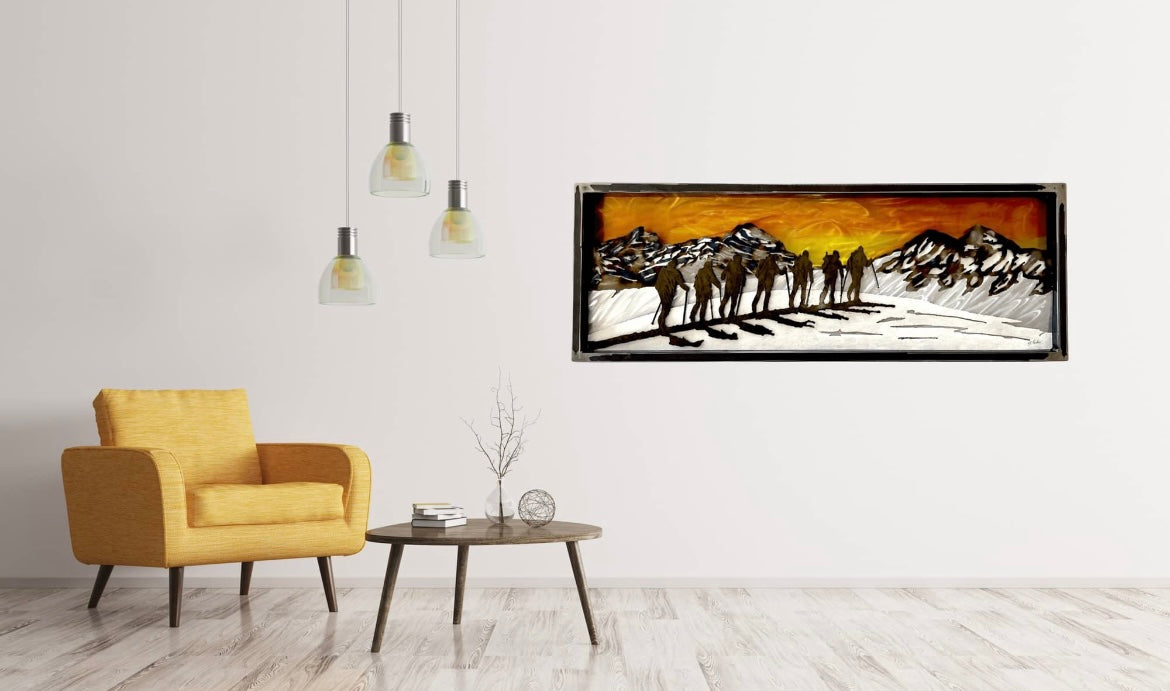 Skiing Wall Artwork